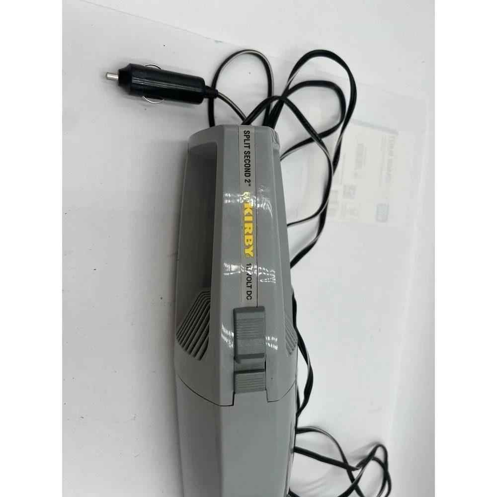 Kirby Split Second 2 Car Vacuum Model 2934 12V DC Tested Working Long Cord